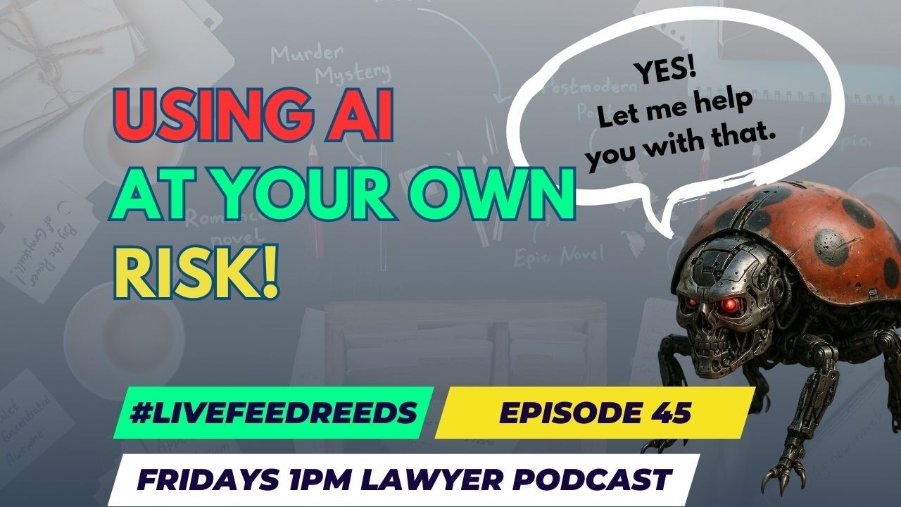#LiveFeedReeds - Episode 45 - Should You Avoid AI with an Open Case?