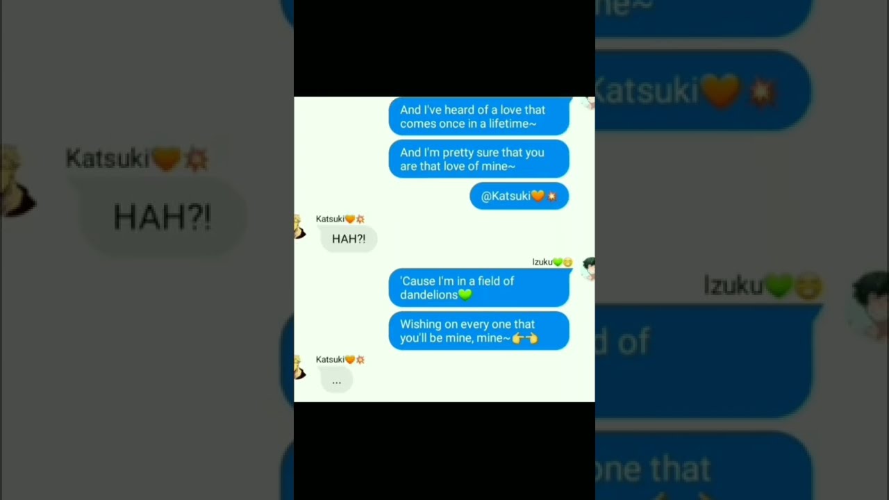 lzuku Confessed to Katsuki?!😳😳 ||lyric 