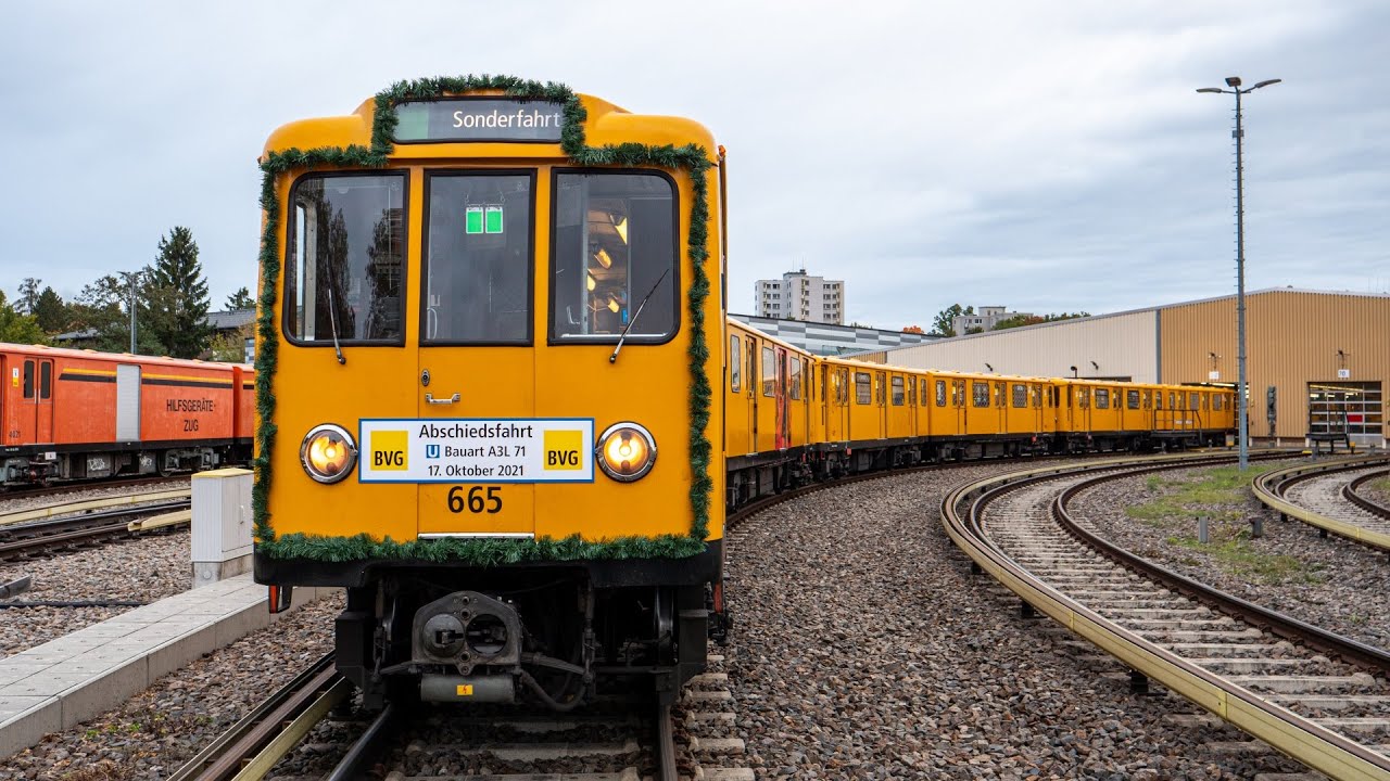Abschied der Baureihe A3L71 (kurz) - U-Bahn Berlin