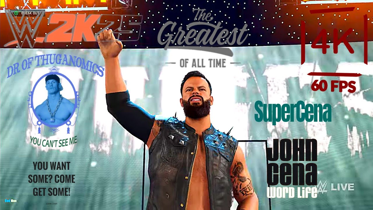 John Cena vs Josh Briggs |TLC | Wwe 2k25 | 4k60Fps|⭐⭐⭐⭐