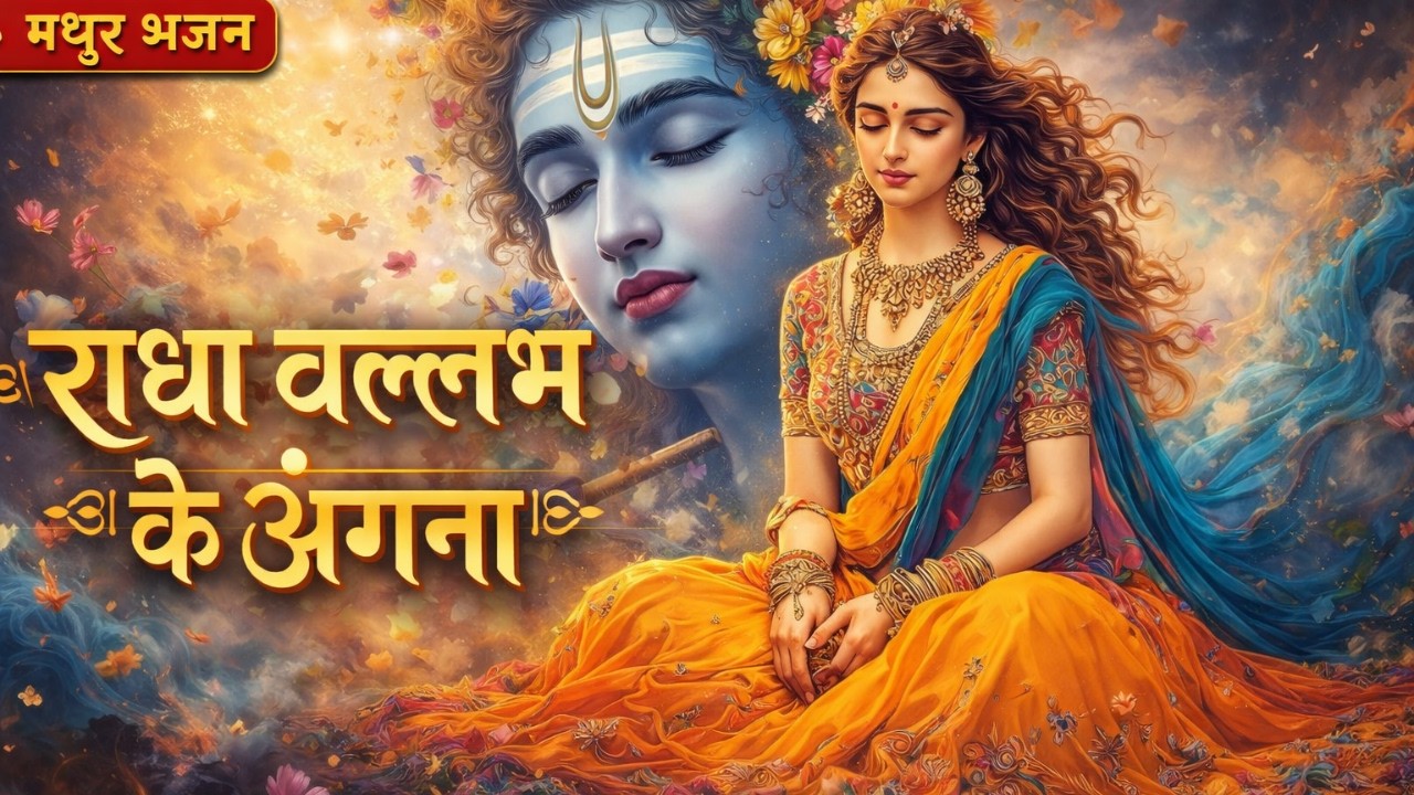 राधा वल्लभ के अंगना | Radha Krishna Bhajan | Nature Music
