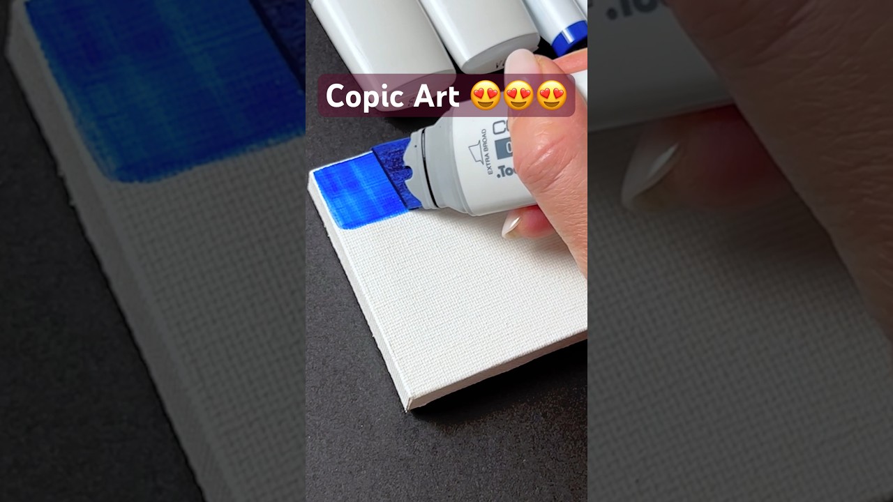 The BEST Copic Art 😍😍😍 #art #shorts