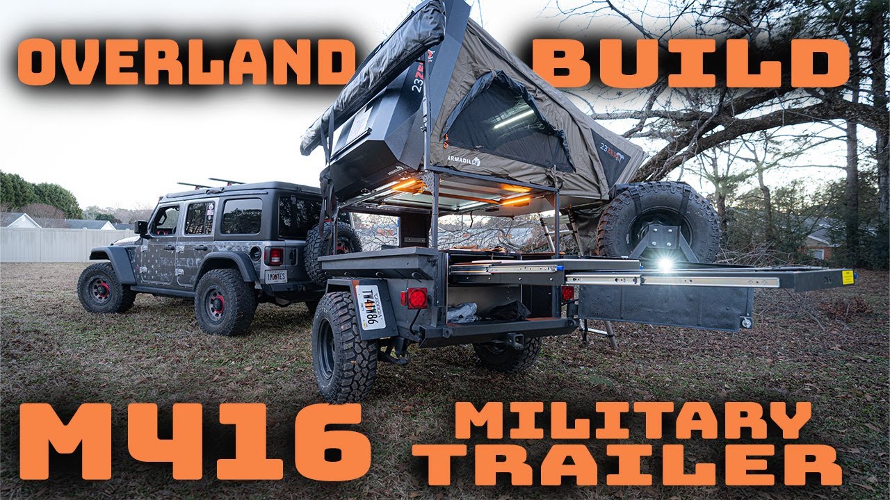 [🚨overland build] m416 trailer slide out kitchen @overlandvehiclesystems1700