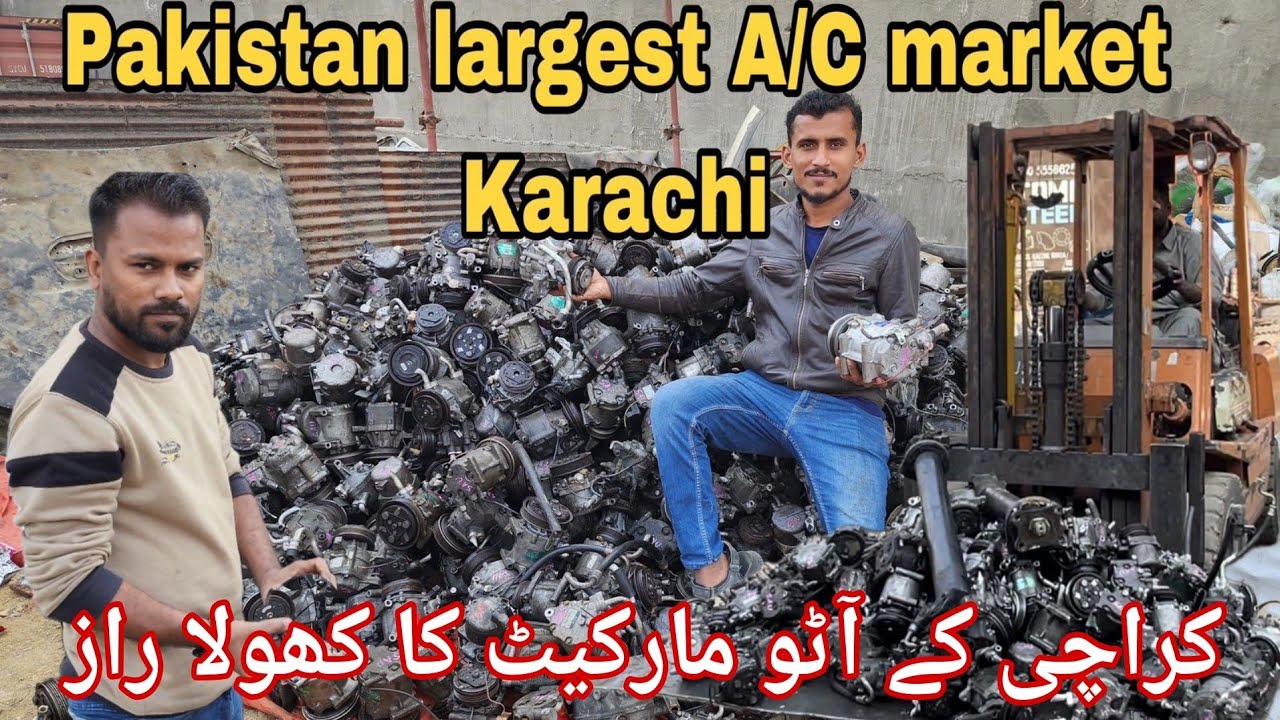 Sher Shah Market Car Ac Parts|Shershah Scrap Market Karachi|Shershah Car Spare Parts|MS AUTOS