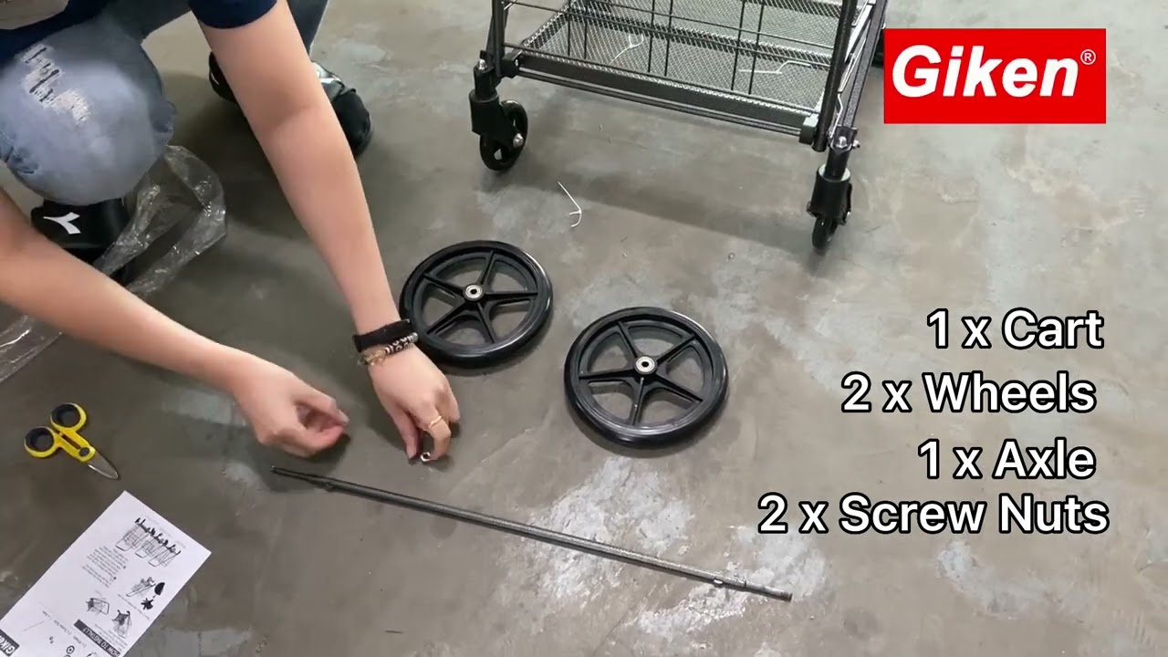 Giken Heavy Duty Shopping Trolley Installation Guide