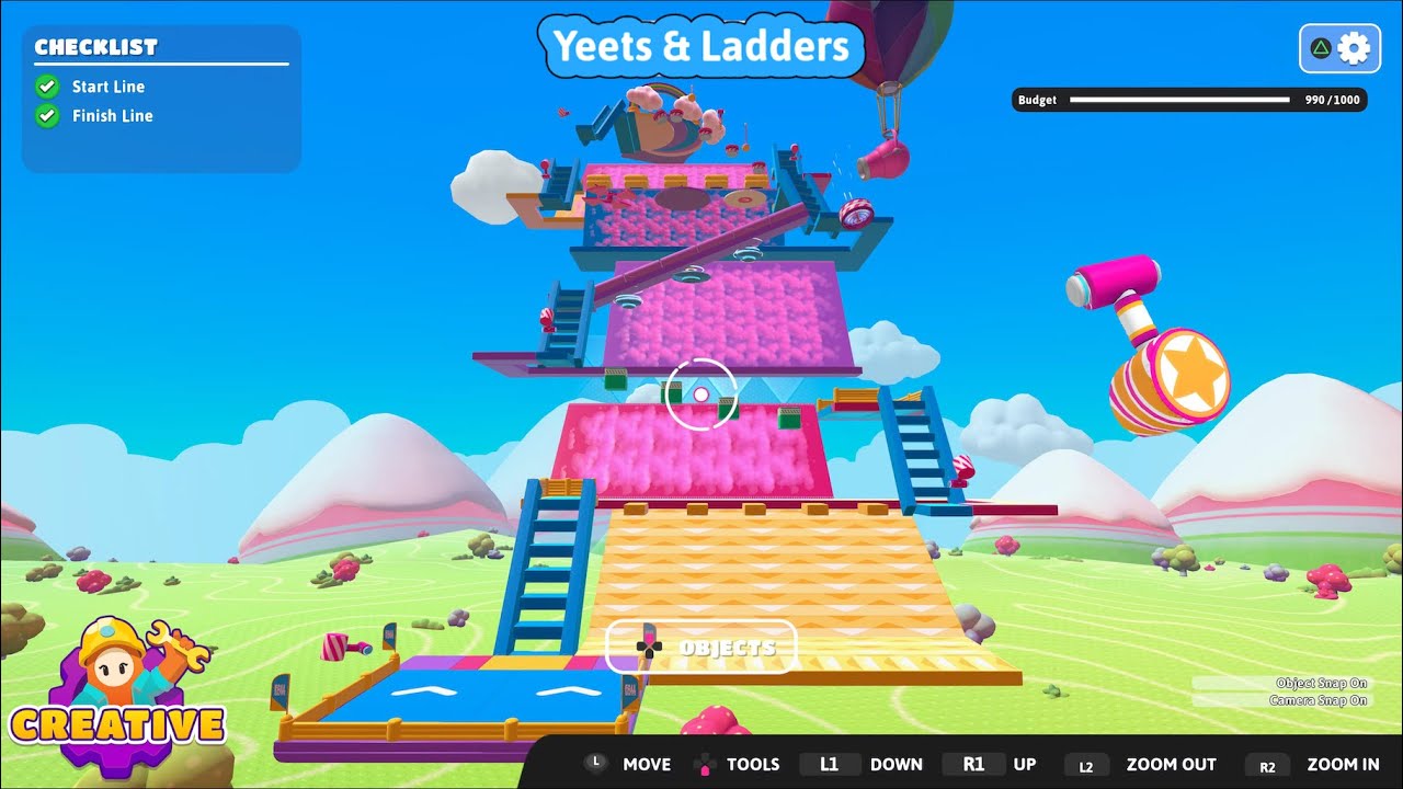 Yeets & Ladders | Best Fall Guys Creative Board Game! (1467-7300-1979)