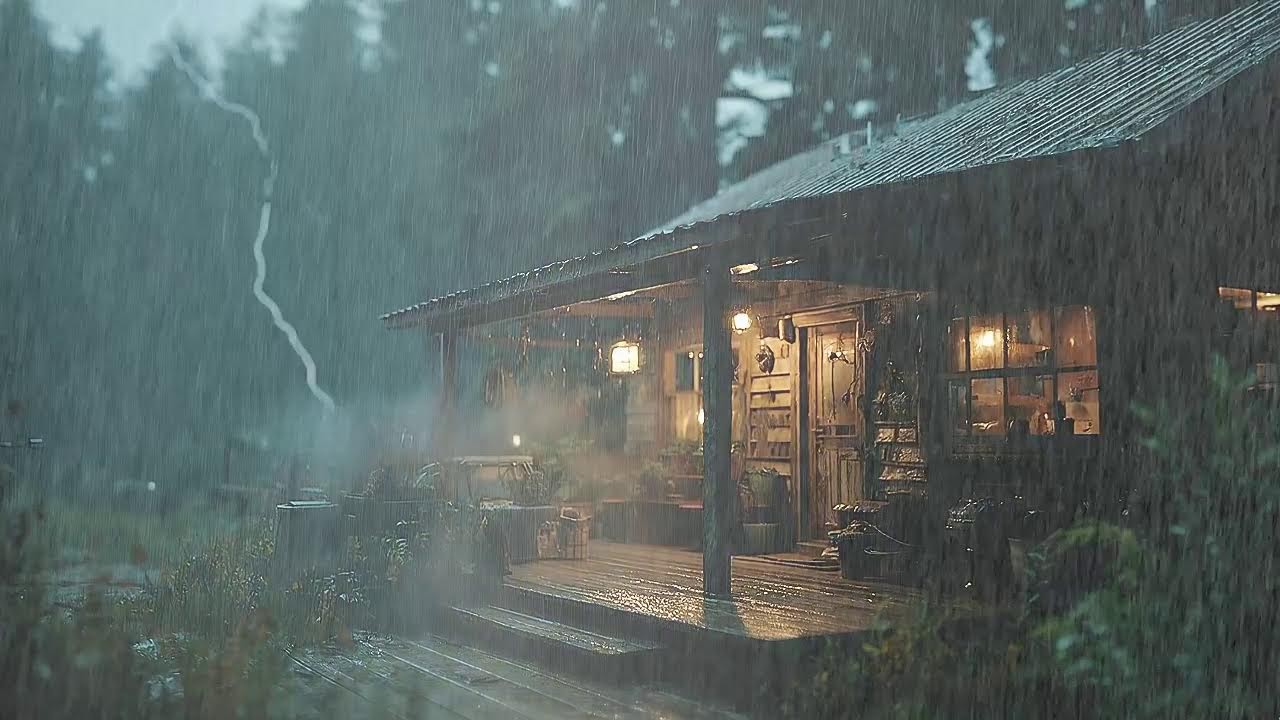 Soothing Rain Ambience for Deep Sleep - Deep Sleep All Night Long | Study & Focus Background