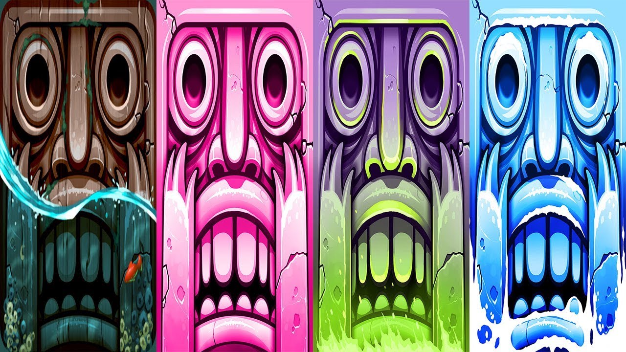 Temple Run 2 Lost Jungle VS Temple Run 2 Valentine VS Temple Run 2 Halloween VS Temple Run 2 X'mas