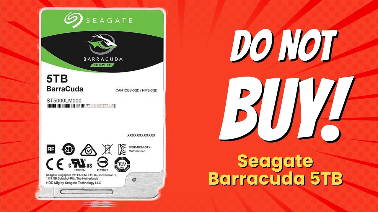 DON'T BUY Seagate Barracuda 5TB Before Watching THIS! 🚫💔 (5 Reasons)