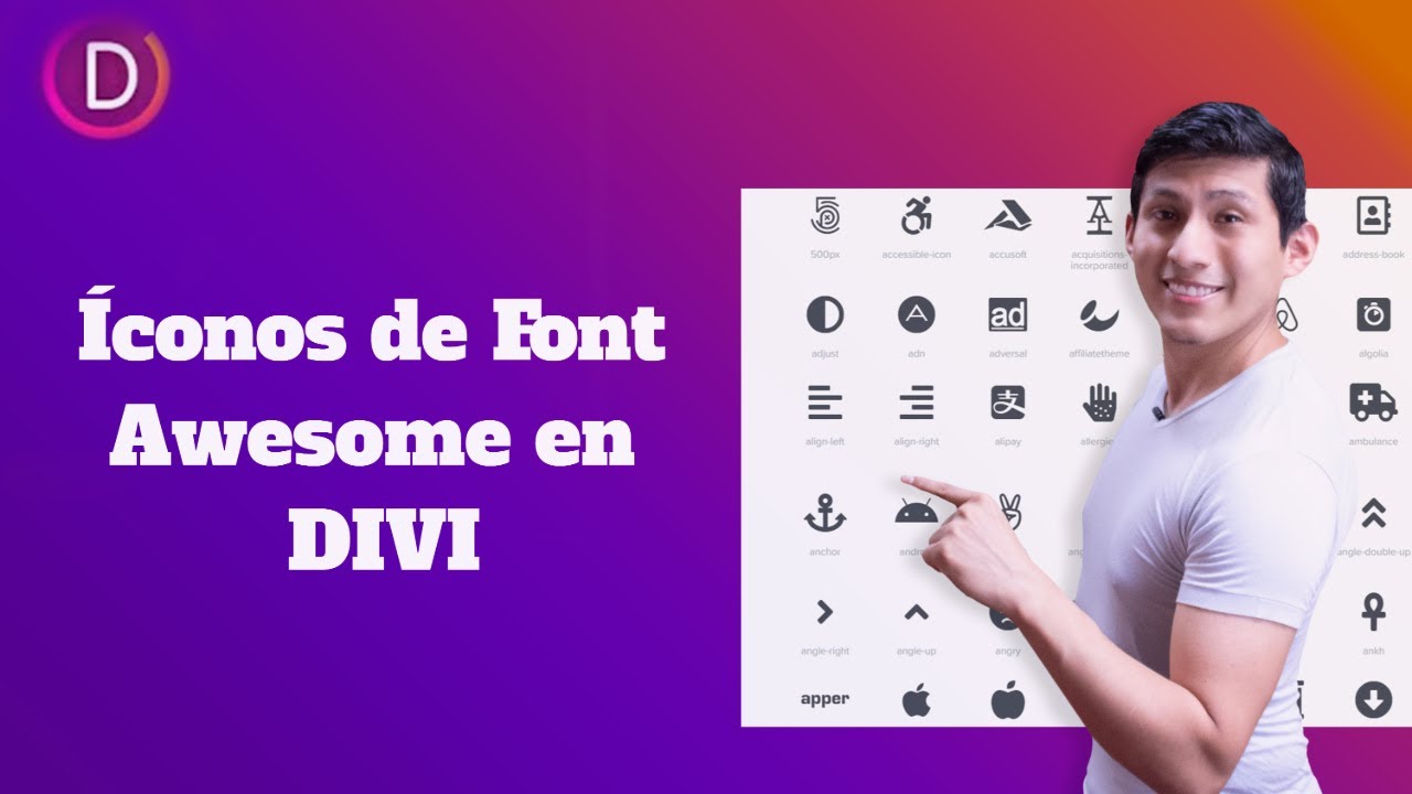 🥇 Cómo usar Font Awesome Wordpress en DIVI | Divi Menú Tutorial para añadir íconos Font Awesome