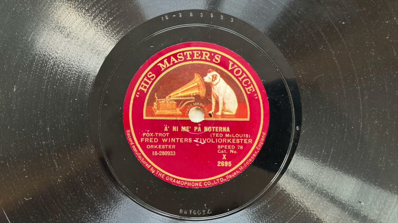 Ä´ ni me´ på noterna, Ted McLouis, 1928