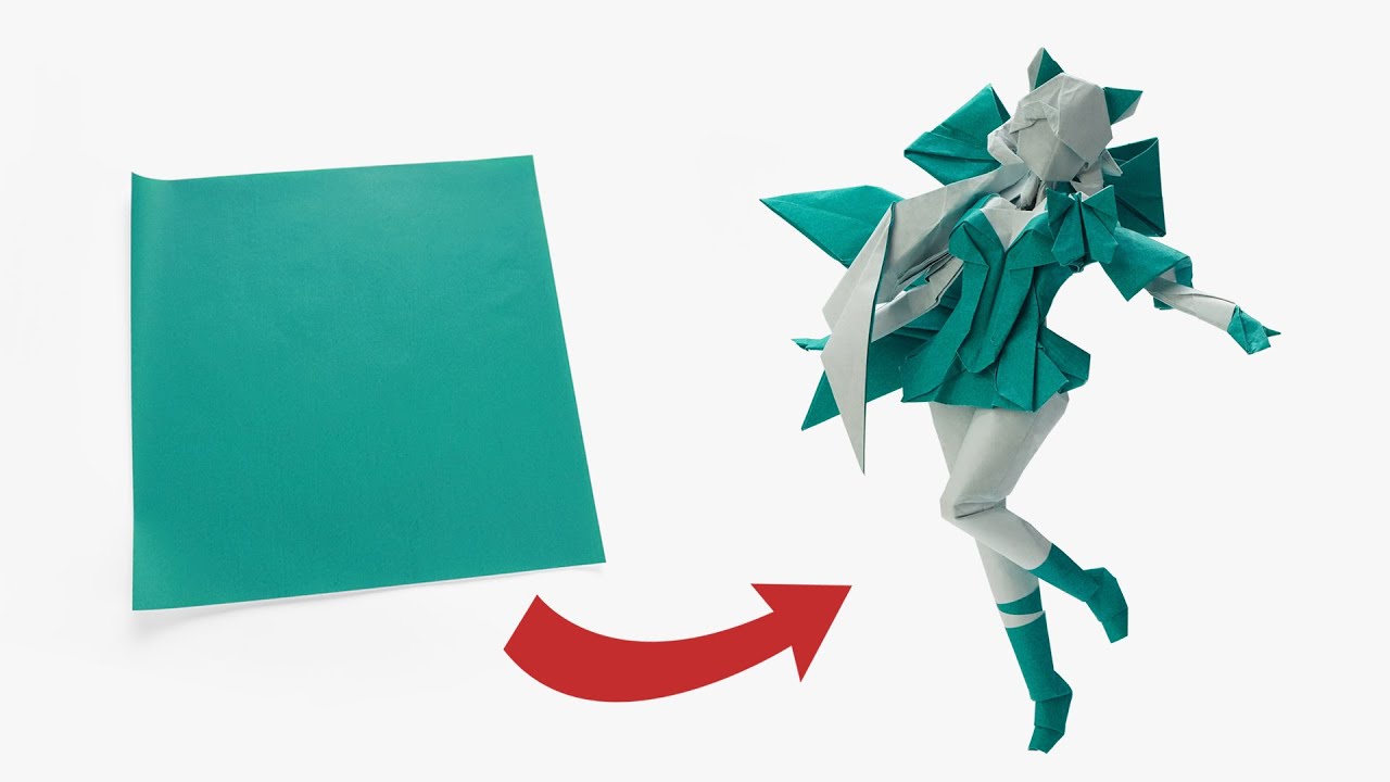 Lynette tutorial Fold Lynette from a piece of paper? The whole process is just like magic.#琳妮特#折纸