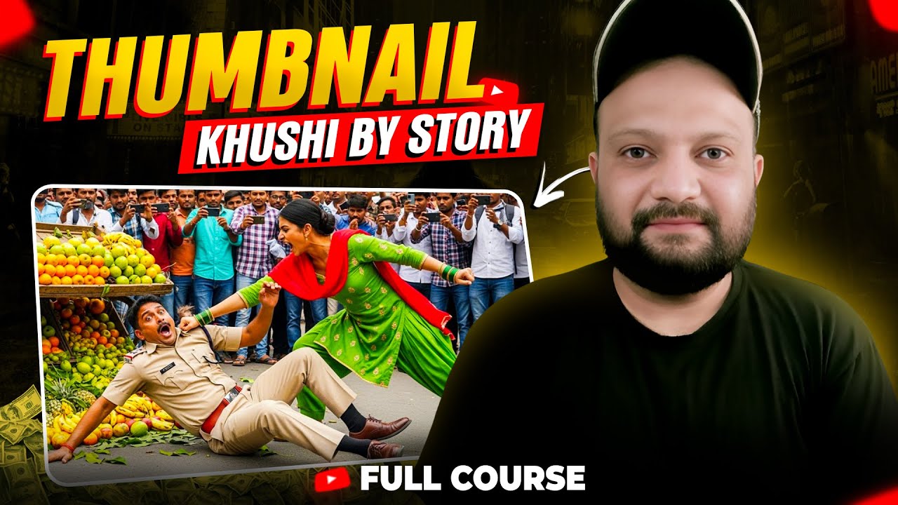 Khushi By Story Jaisa THUMBNAIL Kaise Banaen | Just in 2 Minutes 🔥