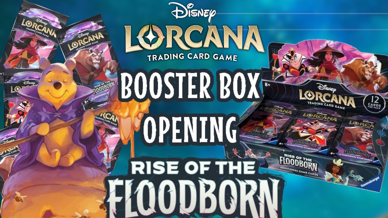 Rise of the Floodborn - First Box Opening - Lorcana - Enchanted Pull!