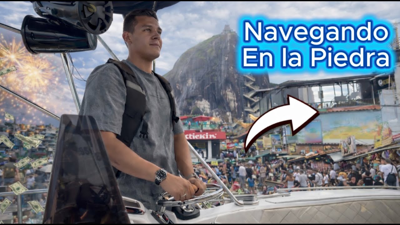 Subimos el Peñón de Guatapé: 740 escalones, paseo en yate y su historia.