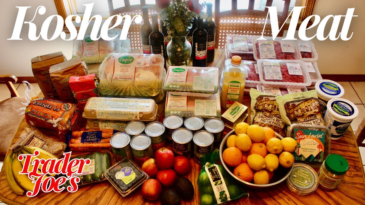 Trader Joe's Kosher Meat Haul | Healthy Grocery Haul | Converting to Judaism