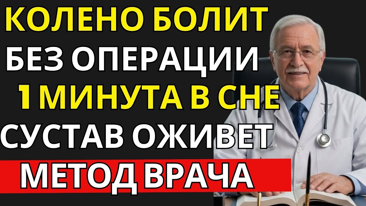 Боль в коленях после 50? Простое упражнение, которое помогает ходить без боли | Советы по здоровью