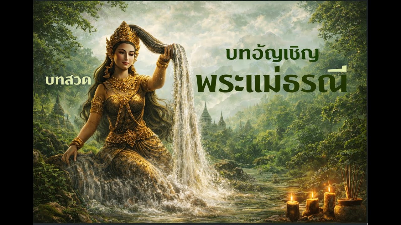 พระแม่ธรณีผู้ไม่เคยลำเอียง#บทสวดมนต์เพราะ#พระแม่ธรณี#บทสวดมนต์ก่อนนอน#ธรรมะ#ปาฏิหาริย์#บทสวดมนต์เช้า
