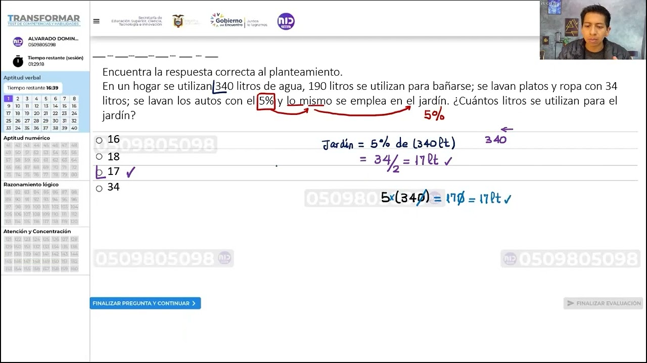 Examen Filtrado Test Transformar 2022- Parte 1