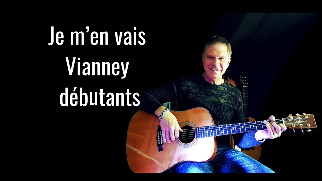 tuto guitare  Vianney je m'en vais débutant