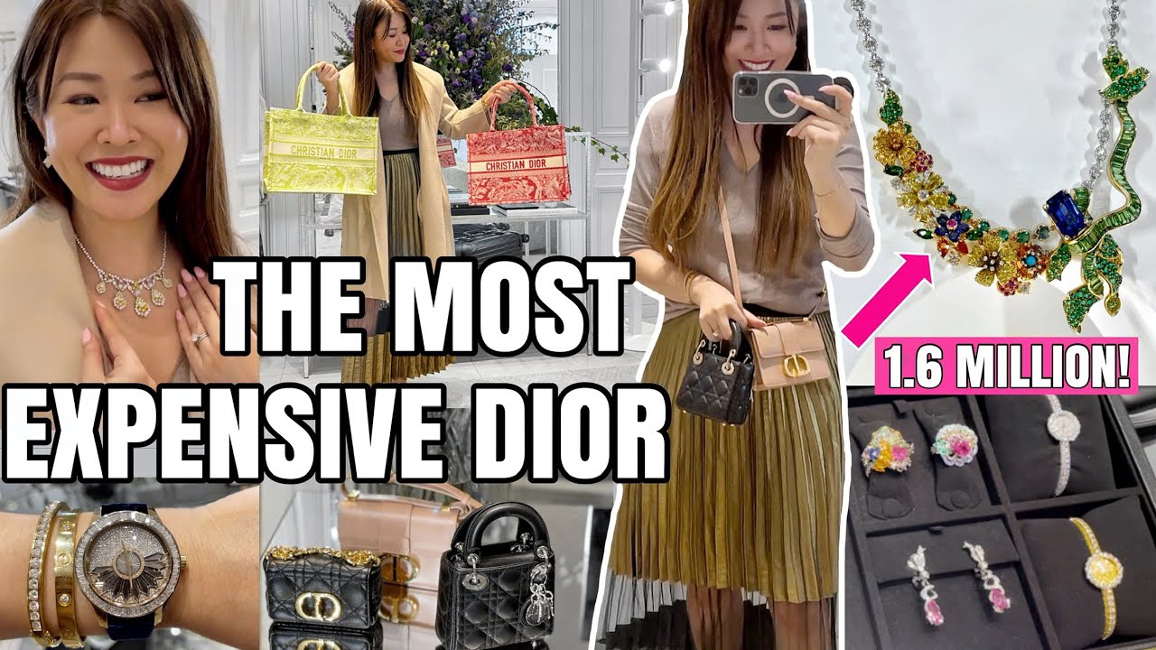 DIOR Shopping VLOG 2021 — КОЛЛЕКЦИЯ ЗА 10 МИЛЛИОНОВ ДОЛЛАРОВ 😱 | Эксклюзивные украшения высокого ...