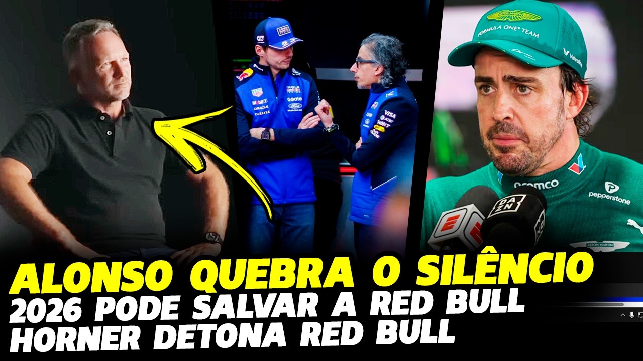 HORNER DETONA RED BULL, ALONSO ABRE O JOGO SOBRE PROBLEMAS E RED BULL ANIMADA | FÓRMULA 1 |GPEMCASA