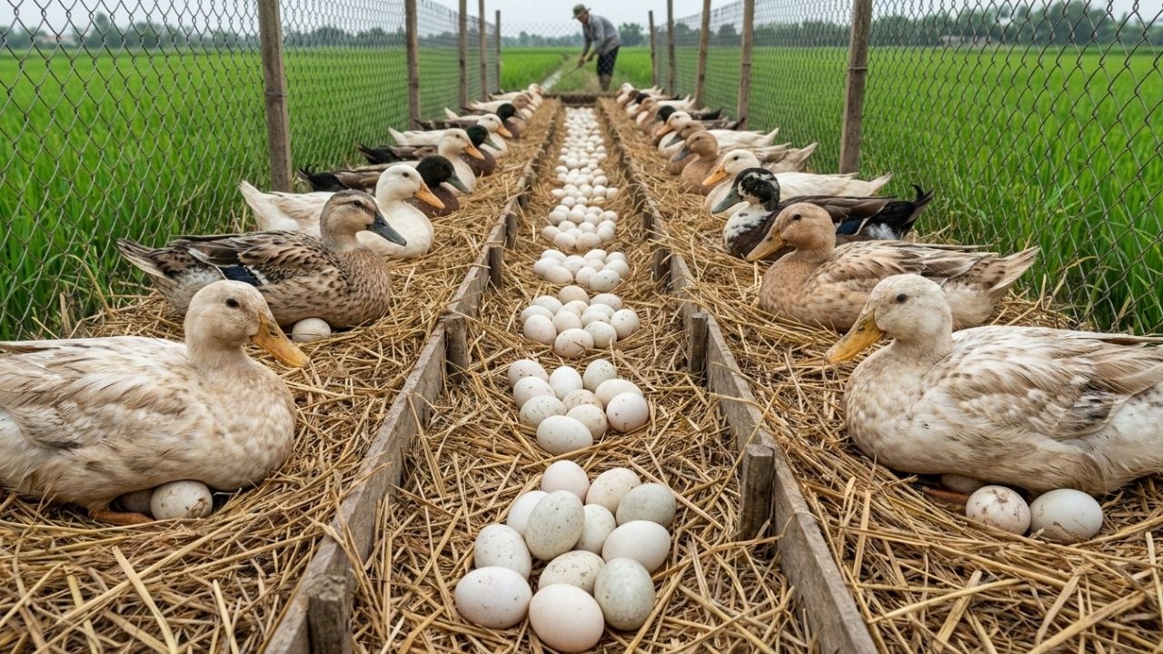 Duck Farming Life | Free Range Ducks, Eggs, Meat & Relaxing Farm Routine