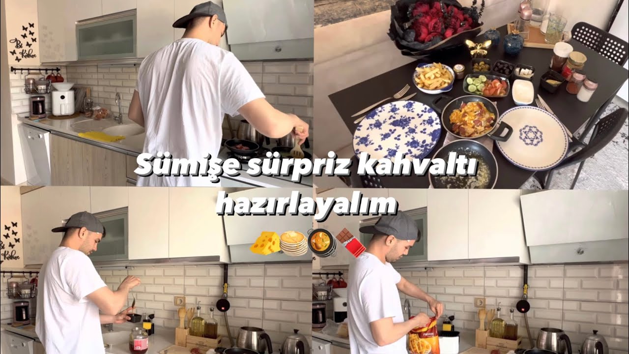Sümişe sürpriz kahvaltı hazırlıyorum 🍳🥞☕️