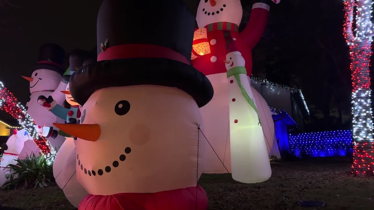 Candy Cane Lane 🎄✨ Missouri City TX Holiday Lights | New Year Smiles 😊 | HemanLensArt