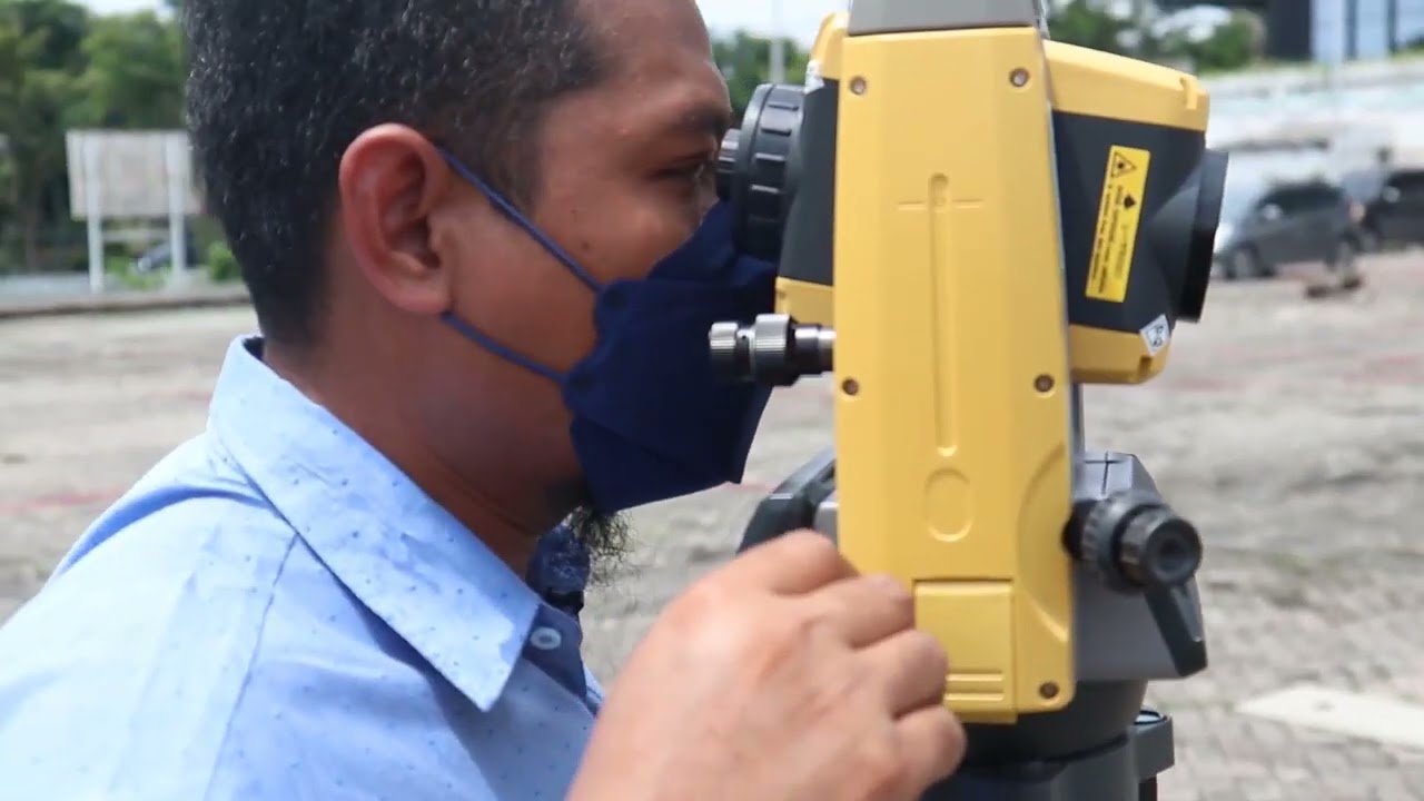 tutorial ambil koordinat Total station Topcon GM 52/55