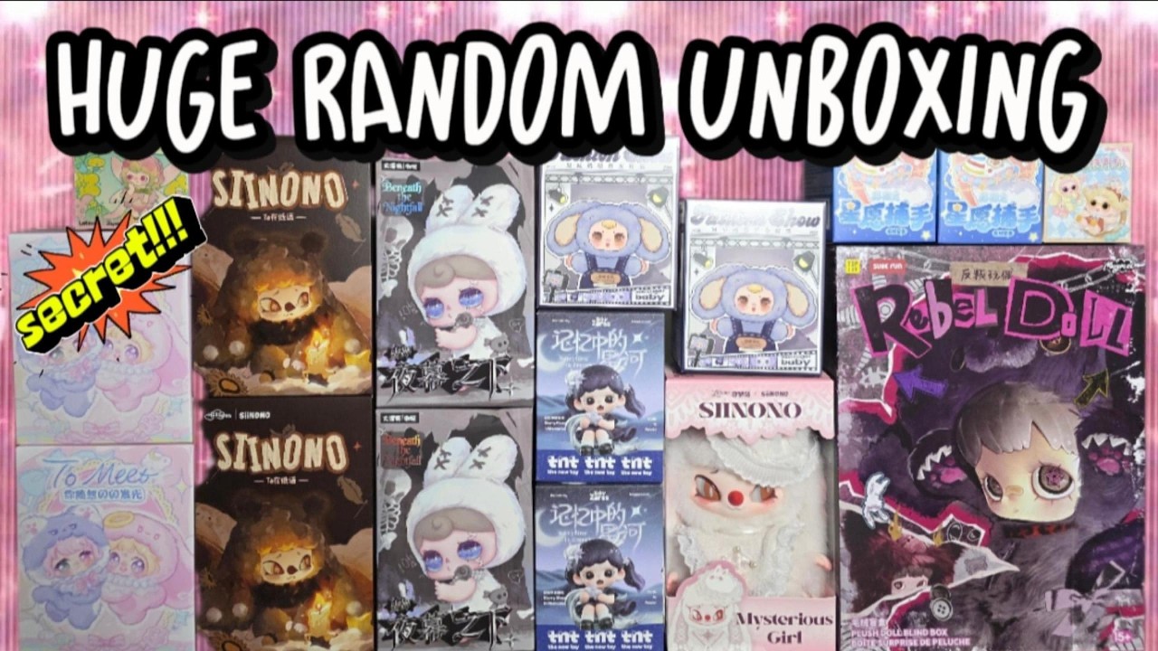 ✨💗HUGE RANDOM UNBOXING WITH SECRET!!💗✨ Zoraa, Yuna, Sinono, MayMei & MORE!