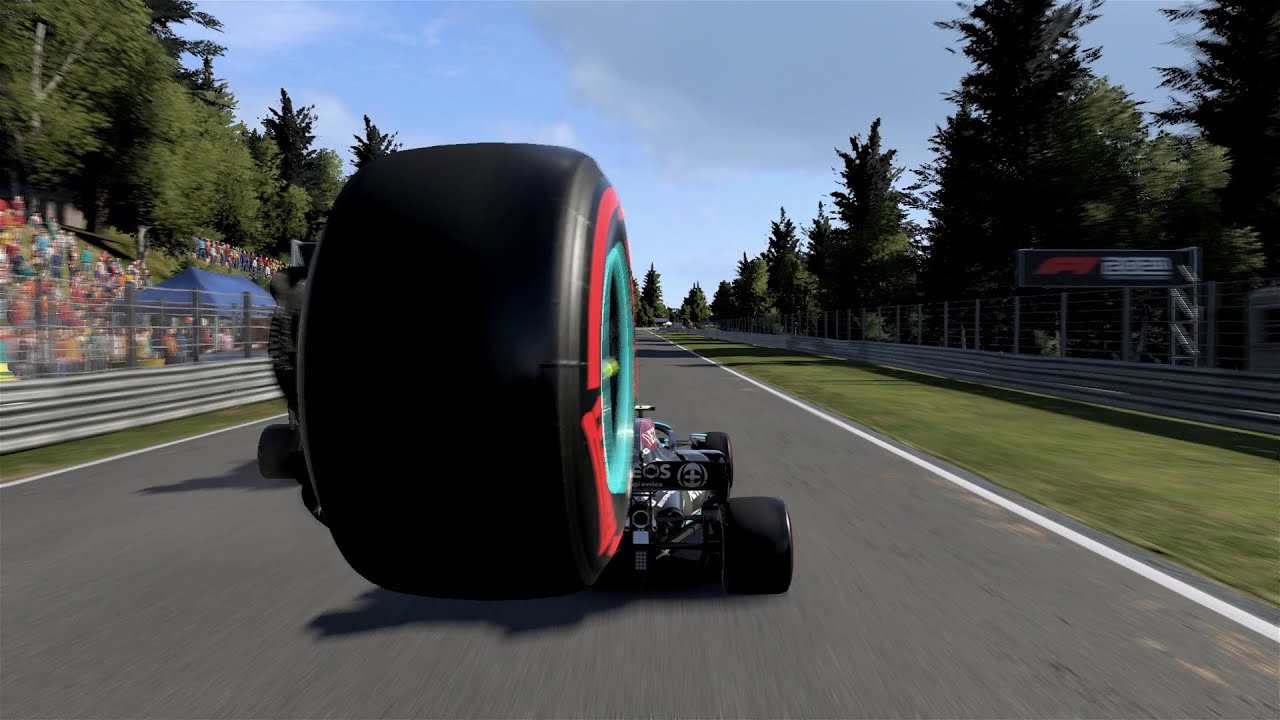 How to destroy Mercedes nicely and without damage on Spa-Francorchamps #3 - F1 2021 Game 