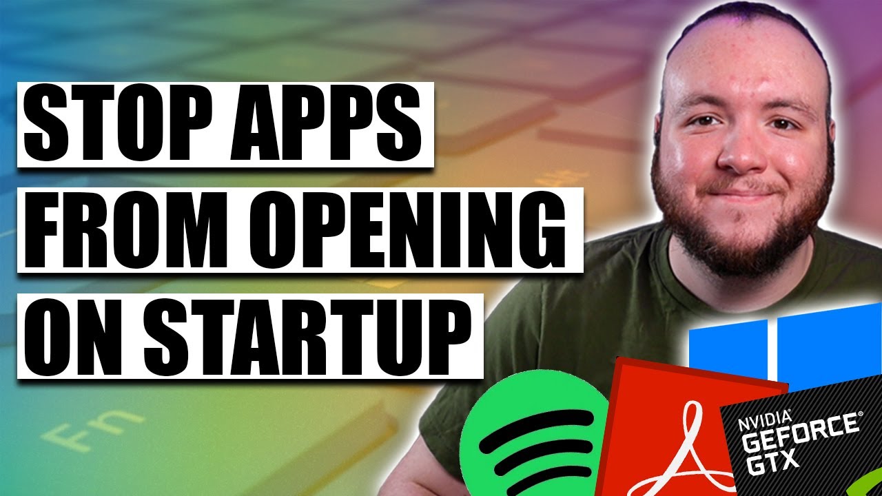 How To Stop Apps From Opening On Startup in Windows 10 | Windows 10 How To
