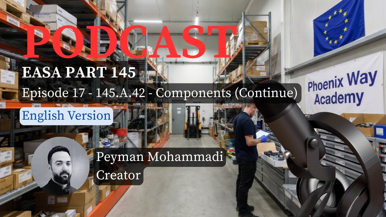 EASA Part 145 - Episode 17 -145.A.42 Components (English Version) (Continue)