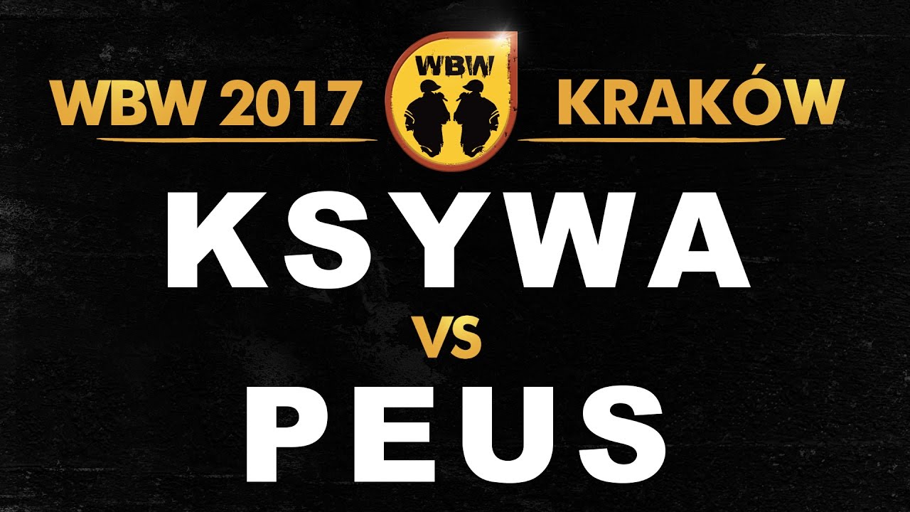 Ksywa 🆚 Peus 🎤 WBW 2017 Krak&oacute;w (o 3 miejsce) Freestyle Battle