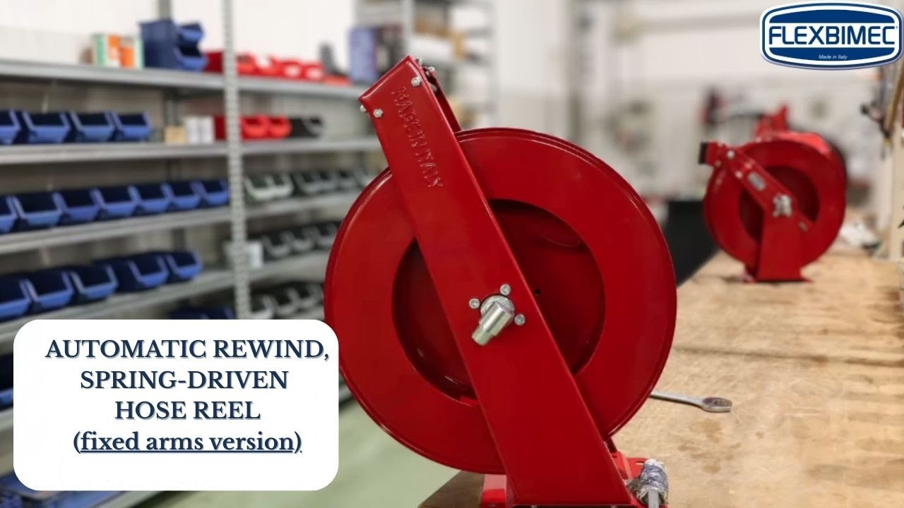 FIXED ARMS HOSE REEL - HOW TO INSTALL, LOAD AND REPLACE HOSE SAFELY