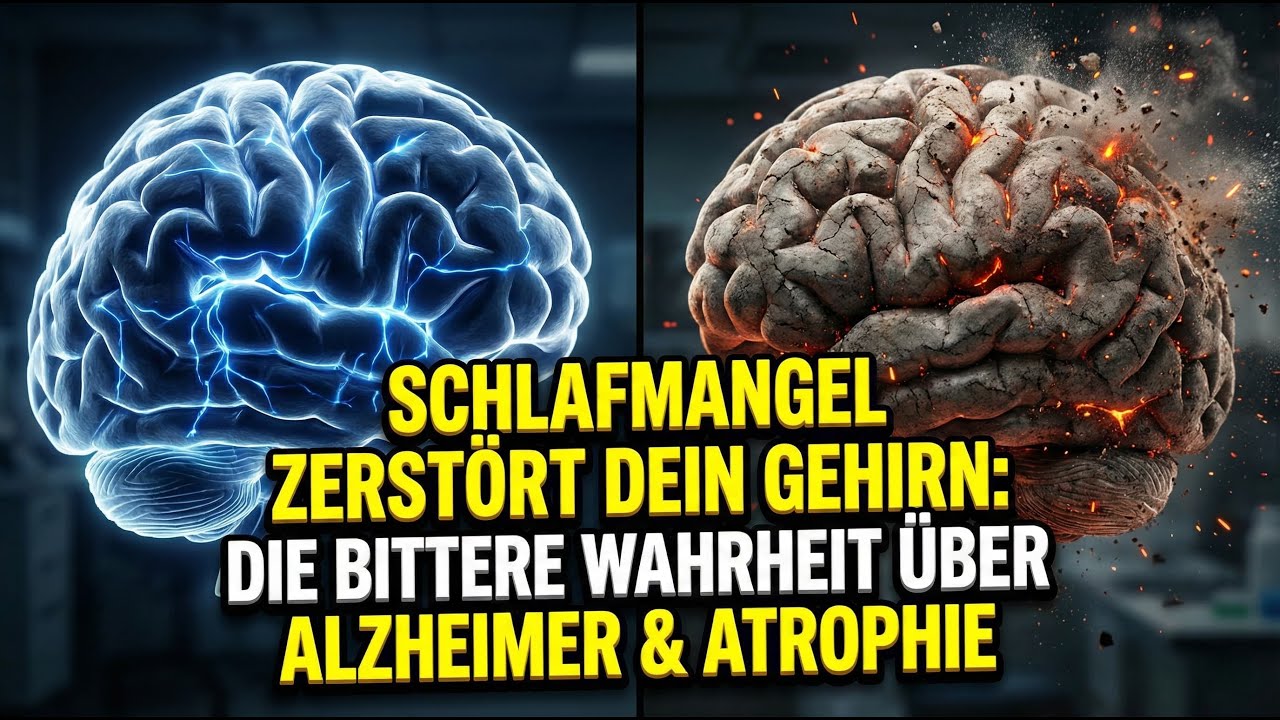 Schlafmangel zerstört dein Gehirn: Die bittere Wahrheit über Alzheimer & Atrophie