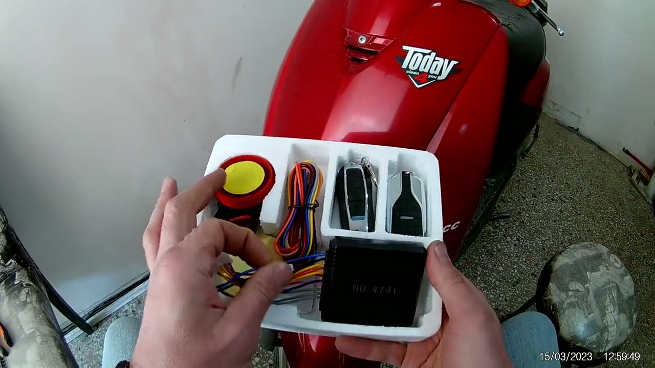 honda today alarm montaj