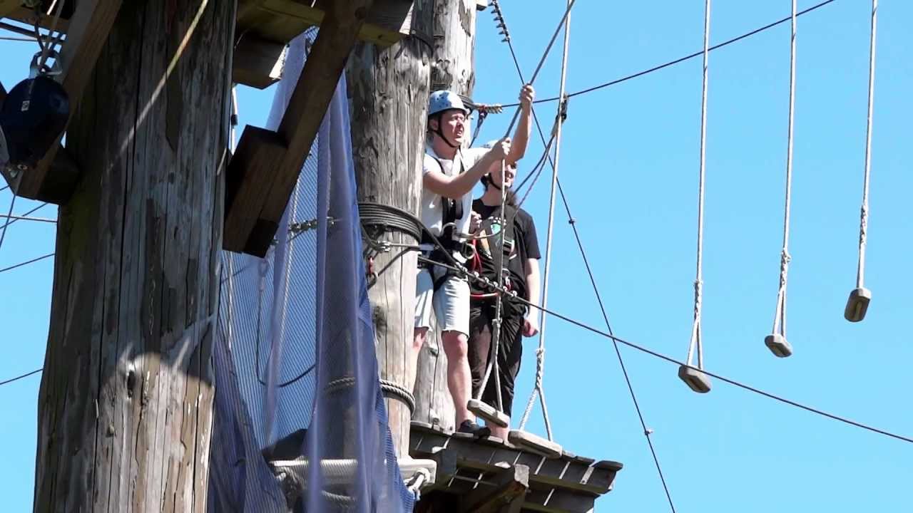 Kletterpark - Hochseilgarten im Aqua Magic Bad Oyenhausen