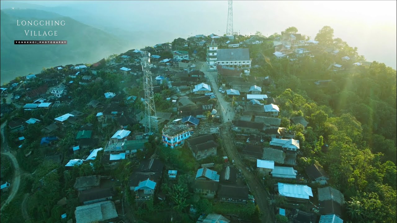 Longchang drone view | Mon Nagaland | Longching Village | Beautiful Village