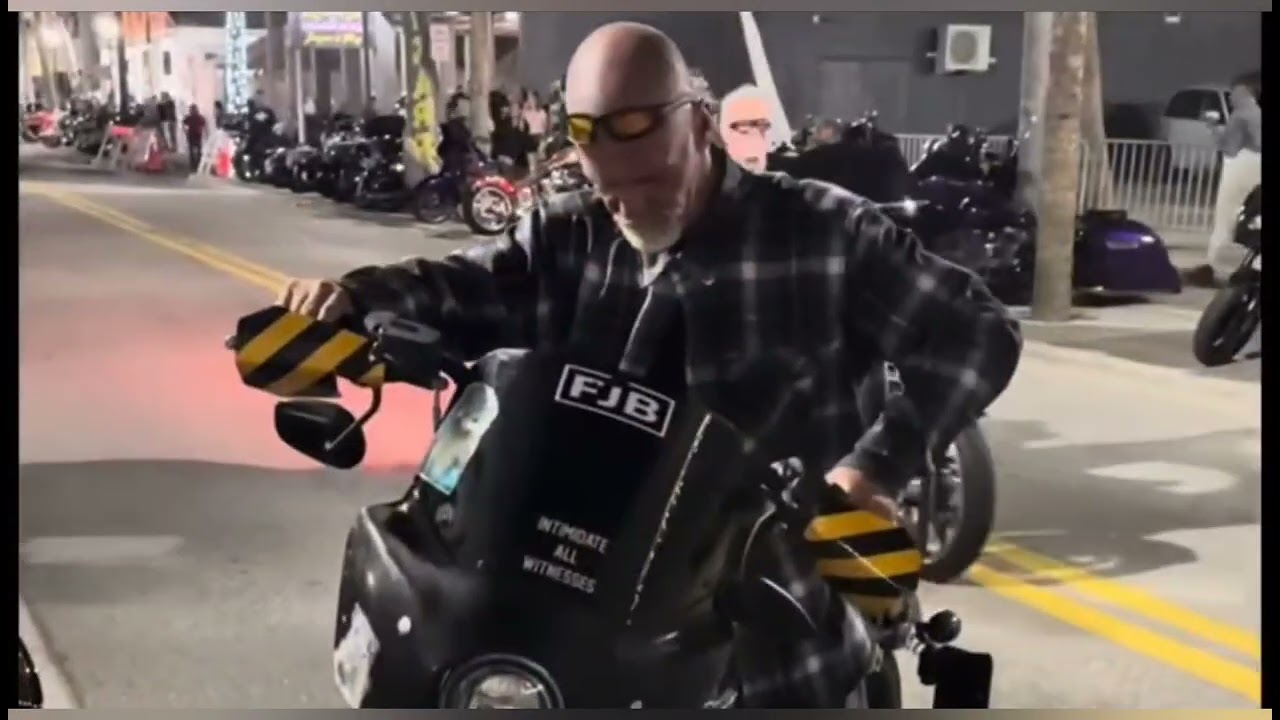 Cycle Drag YT channel FILMS a Drunk rider leave, crashes, now is in coma. (Daytona bike week)