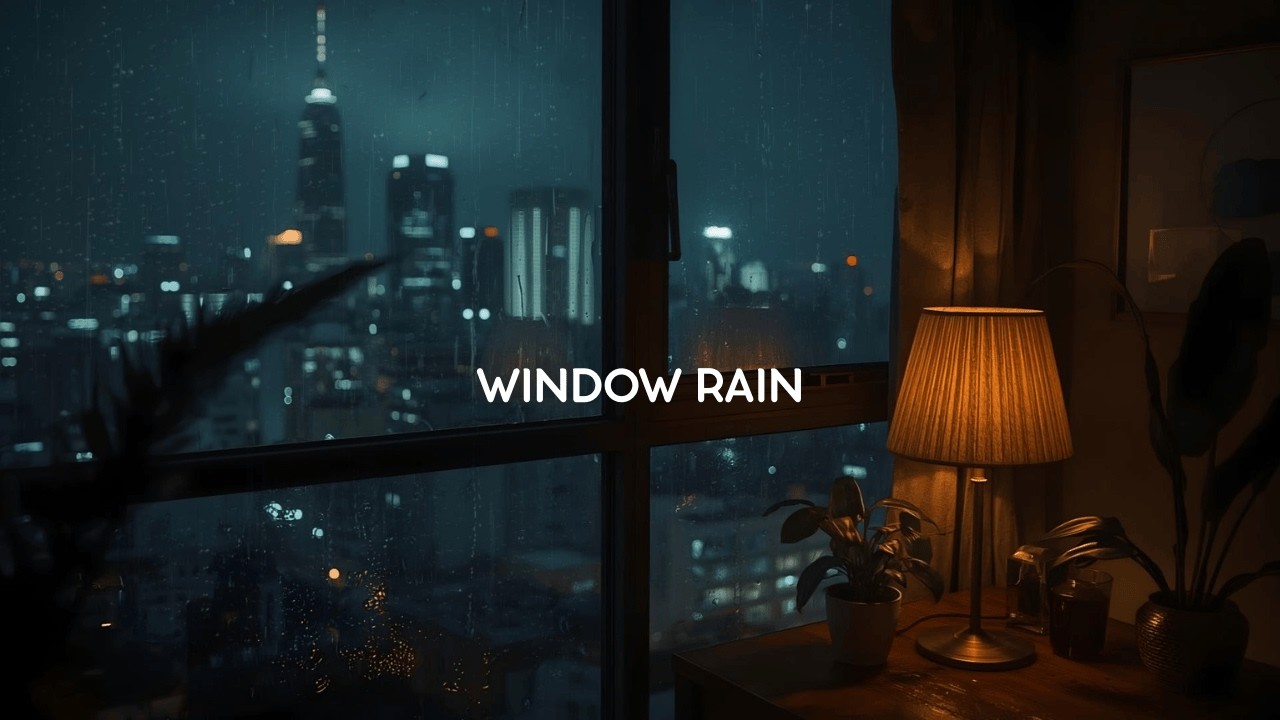 Tokyo 3AM Rain Sounds ☔ Calm Background Music for Productivity