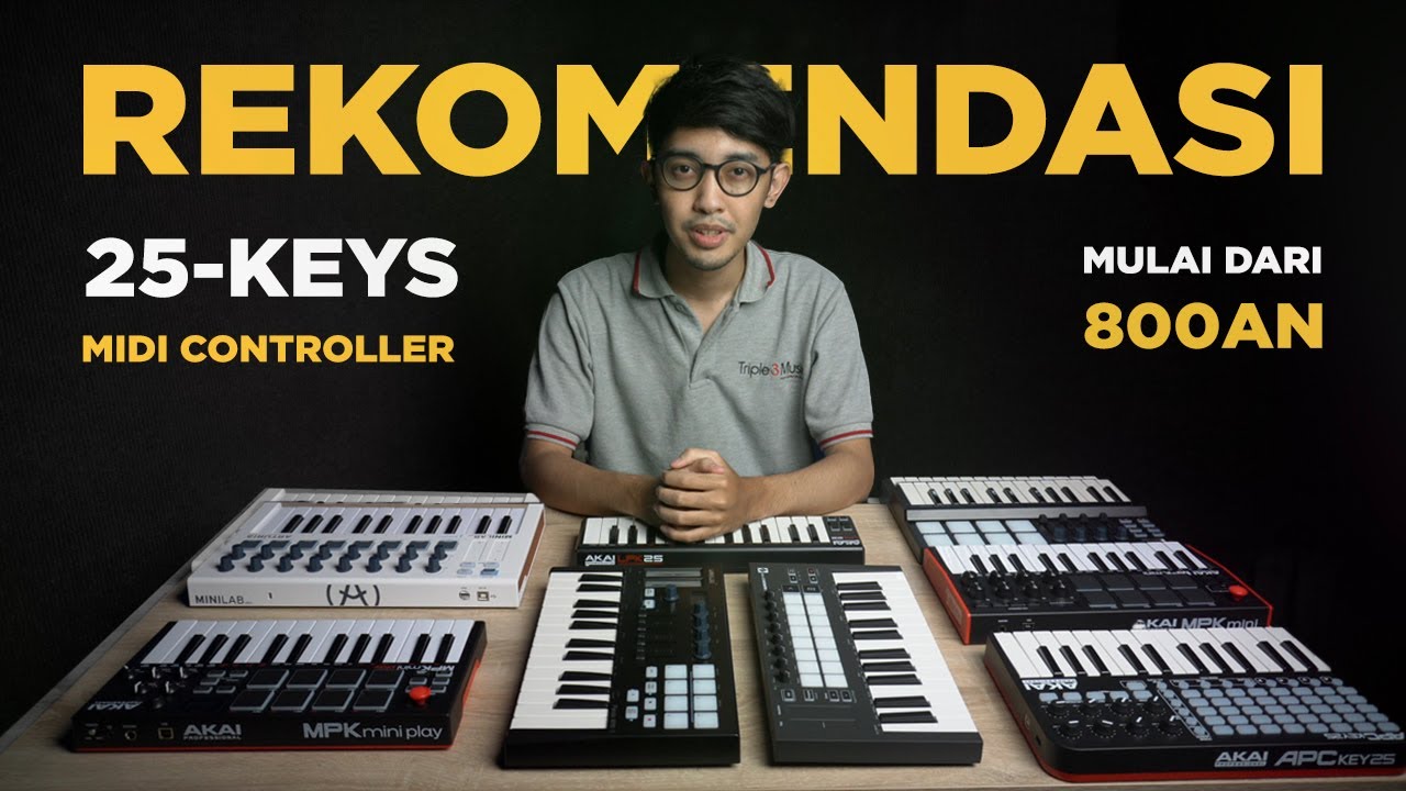 Rekomendasi Midi Controller 25 Keys ( Akai, Arturia, Worlde, dll )