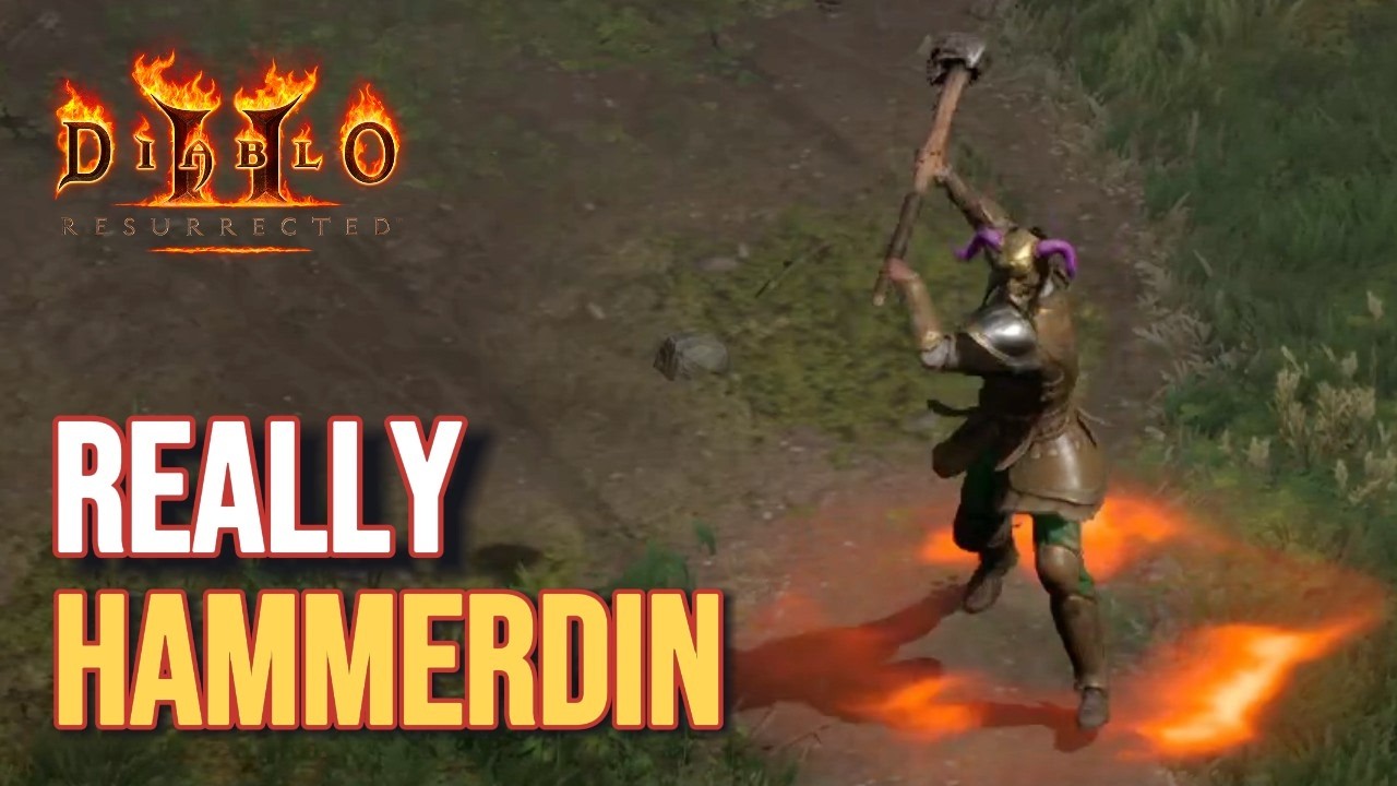 This Is Real Hammerdin! | D2R HC 1 to Hell