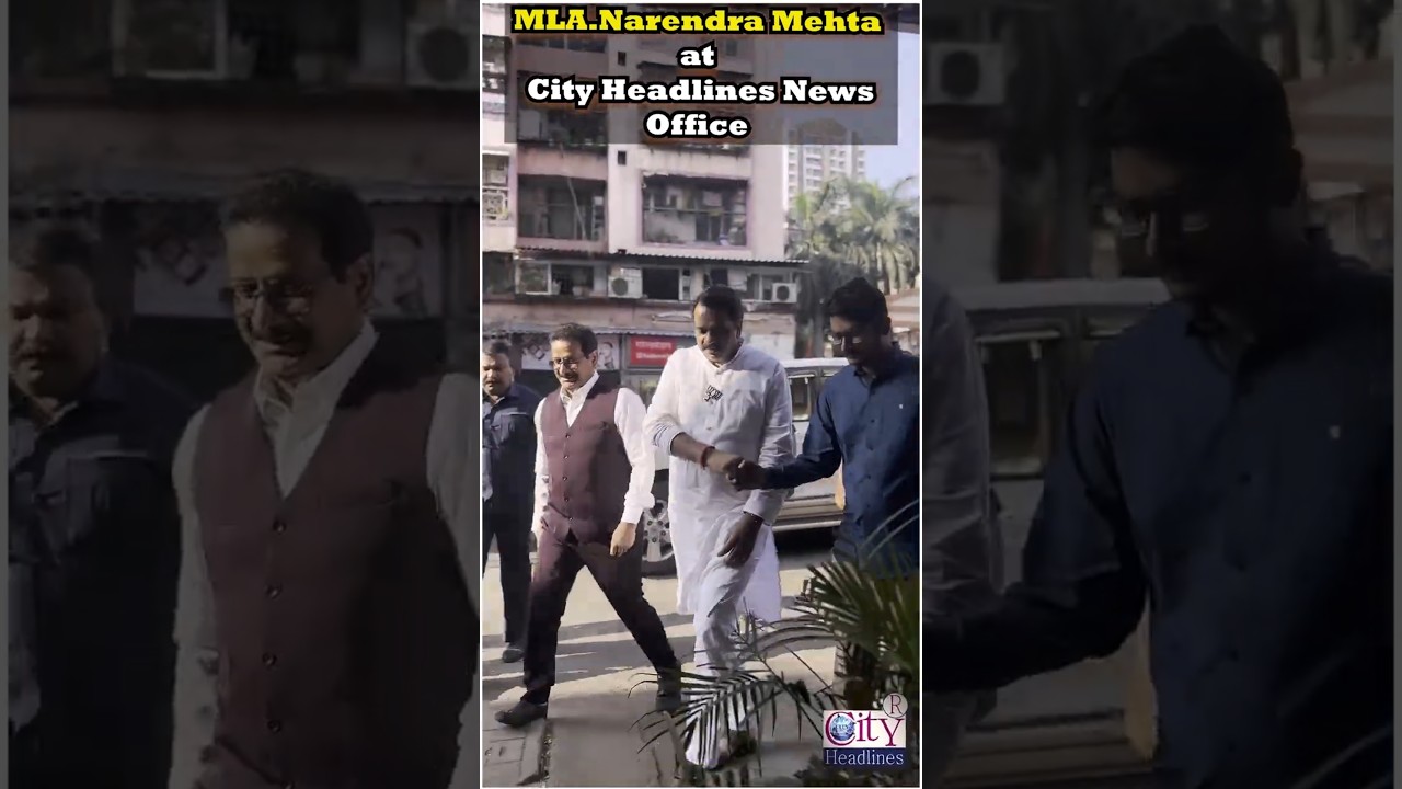 MLA Narendra Mehta at City Headlines News Office