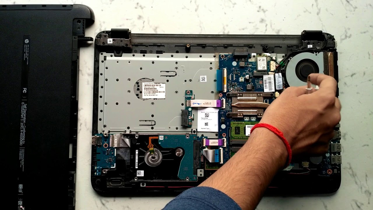 HOW TO OPEN HP LAPTOP | MODEL NUMBER 15 - ac042TU Or any Hp Mid Range Laptop | How to install Ram