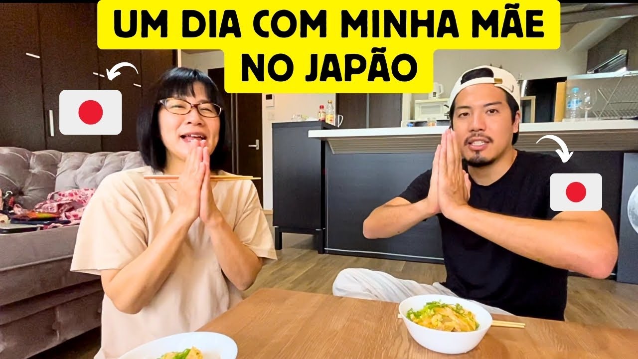 Um dia com minha mãe japonesa no Japão