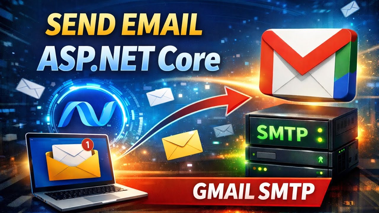 Как отправлять электронные письма в ASP.NET Core с помощью Gmail SMTP