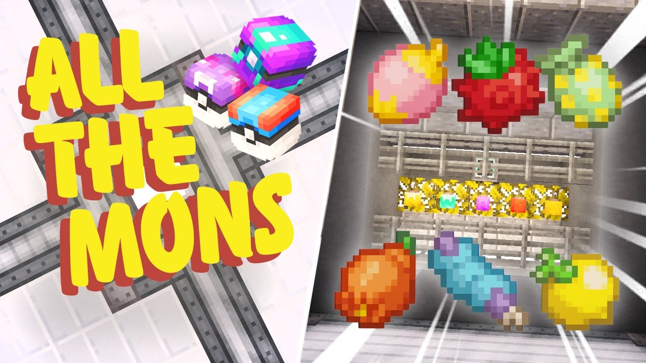All The Mons Modpack EP31 Apricorn + Berry Farm and The Toblerone Badge