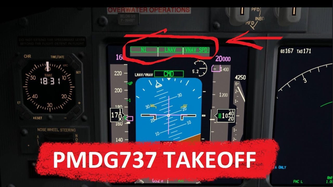 PMDG 737 Takeoff  Tutorial Procedure | You Can Memorize These Steps Easily.